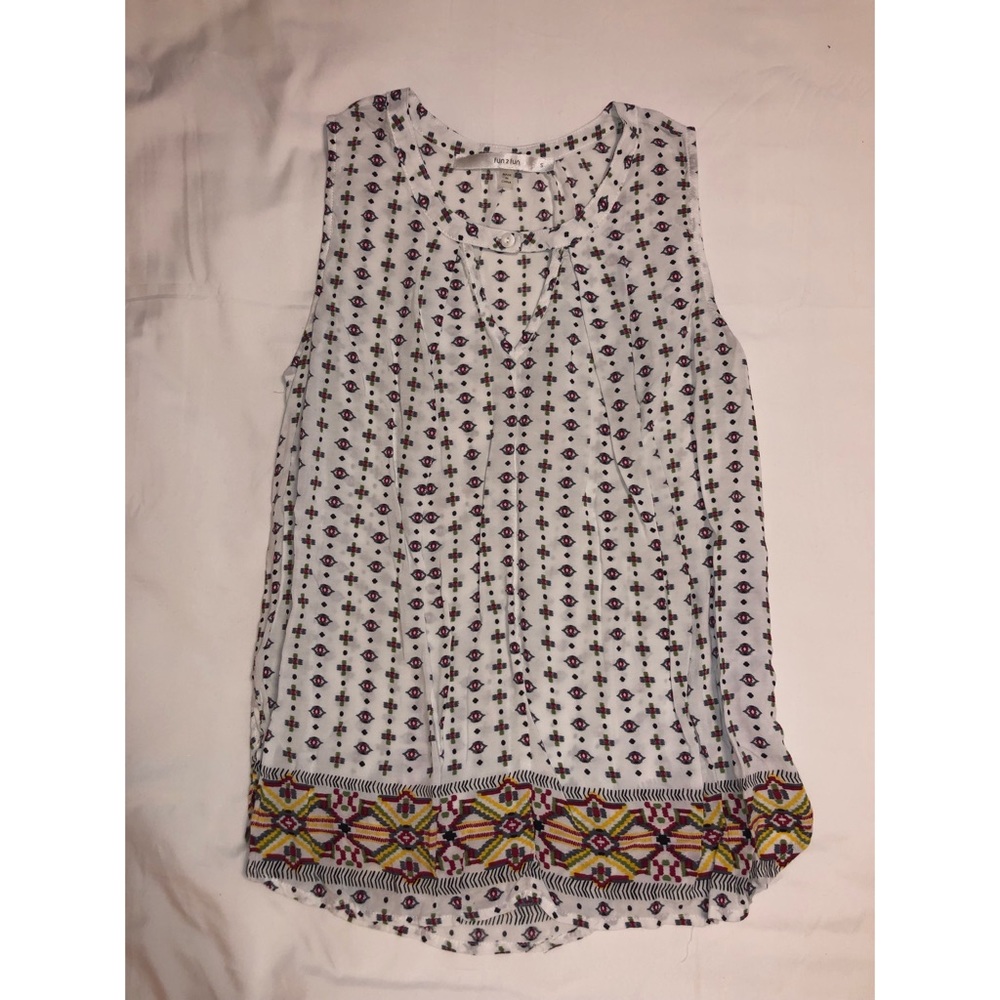 Patterned tank top